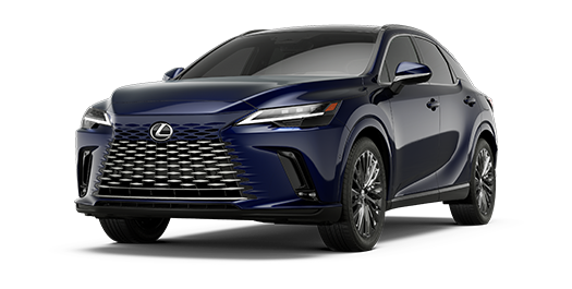 RX 350h Luxury AWD shown in Nightfall Mica.